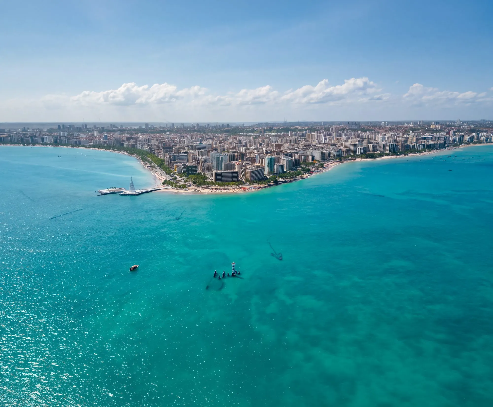 Vista aérea de Maceió